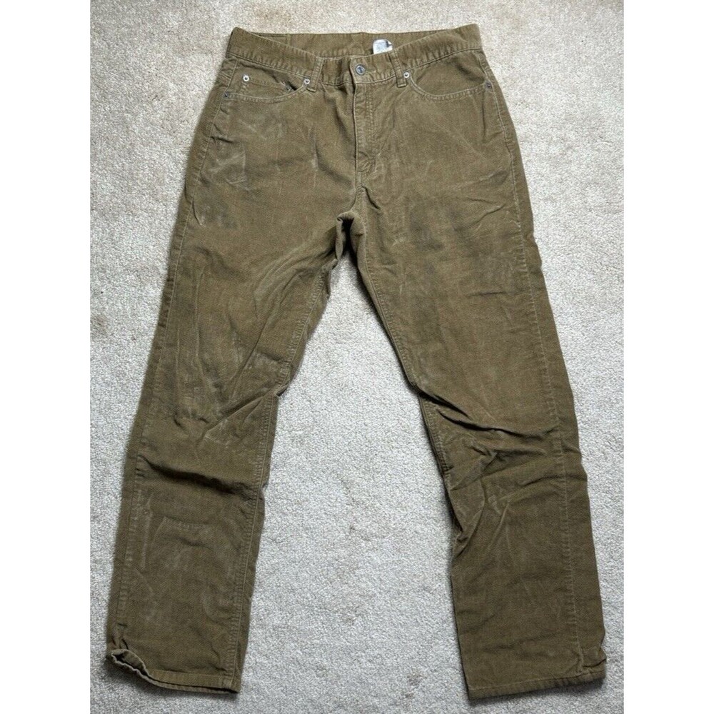 VTG Levi's 505 Corduroy Jeans Women's 12 Mis M Brown 100% Cotton Hong Kong 1984